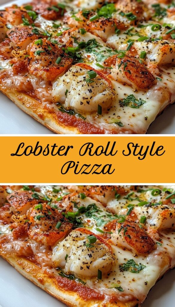 Pizza de langosta estilo rollo