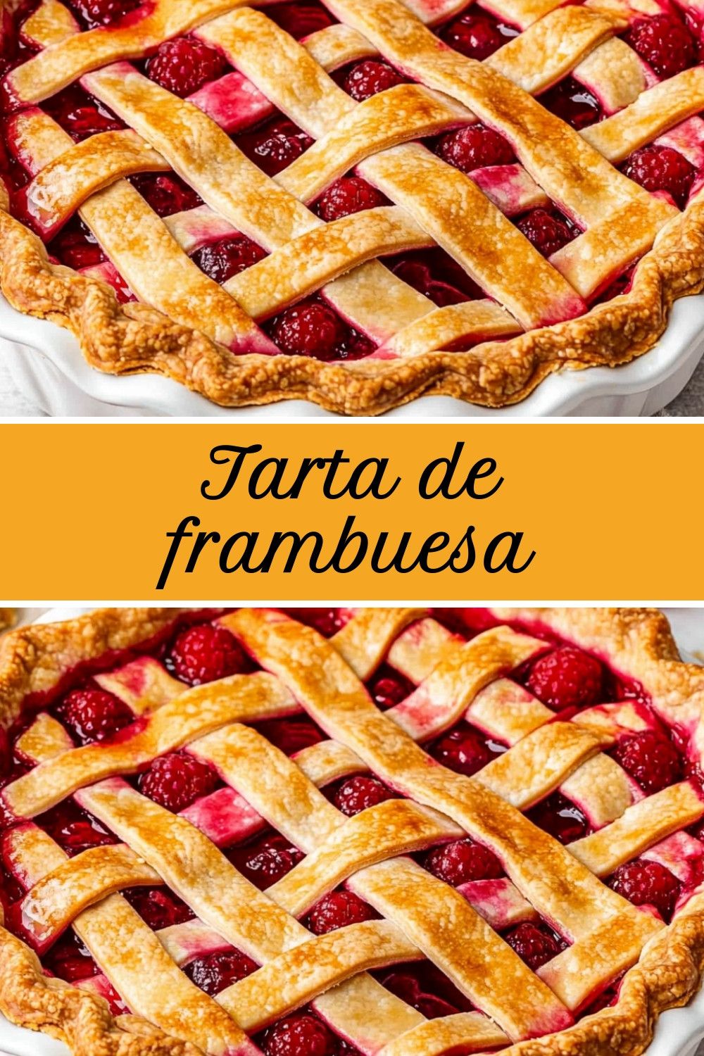 Tarta de frambuesa