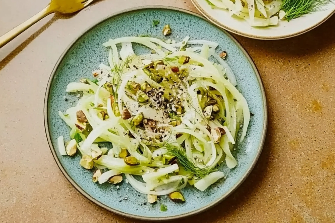 Ensalada de hinojo y pistachos