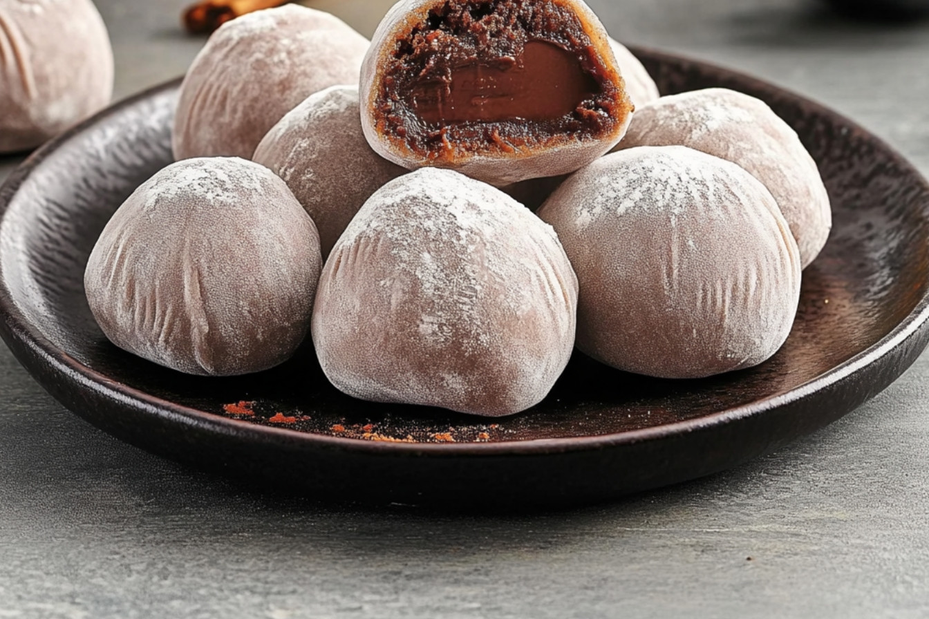 Mochis de chocolate