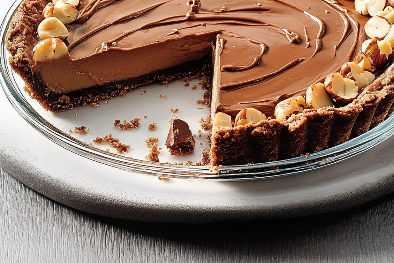 Tarta de chocolate y avellanas