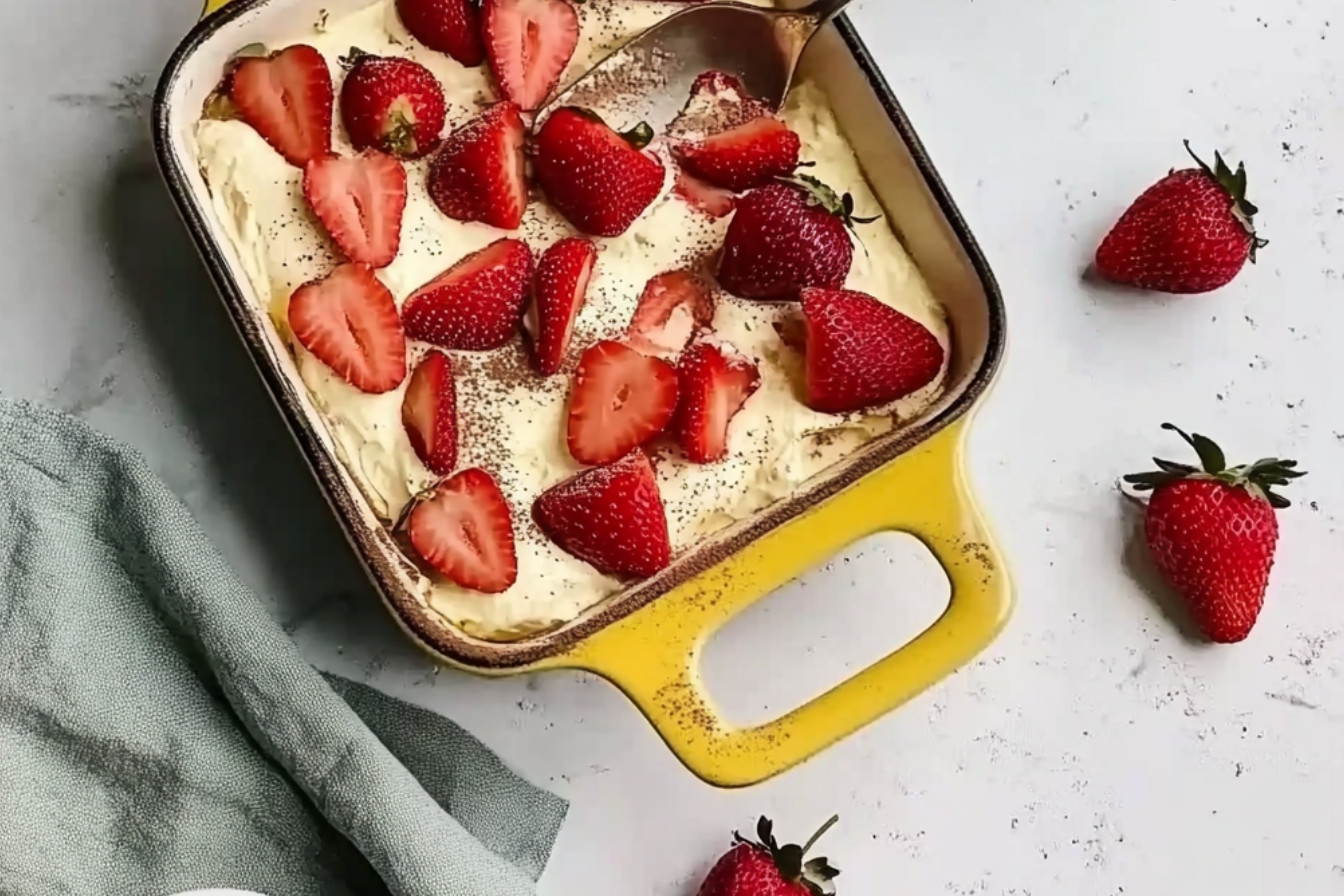 Tiramisu de fresas