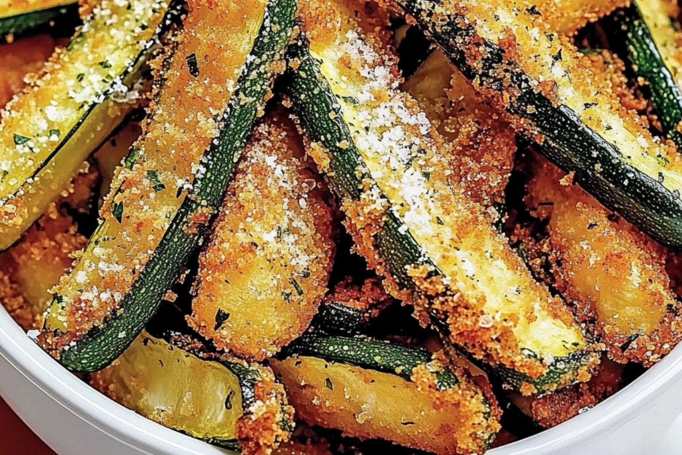 Frituras de calabacín al parmesano