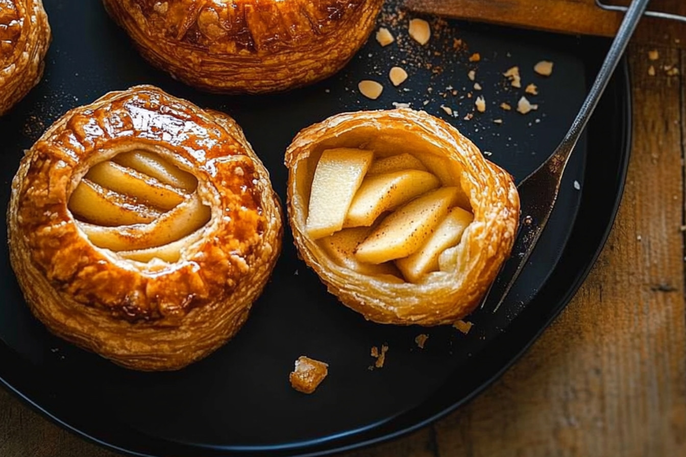 Mini galette de rois aux pommes