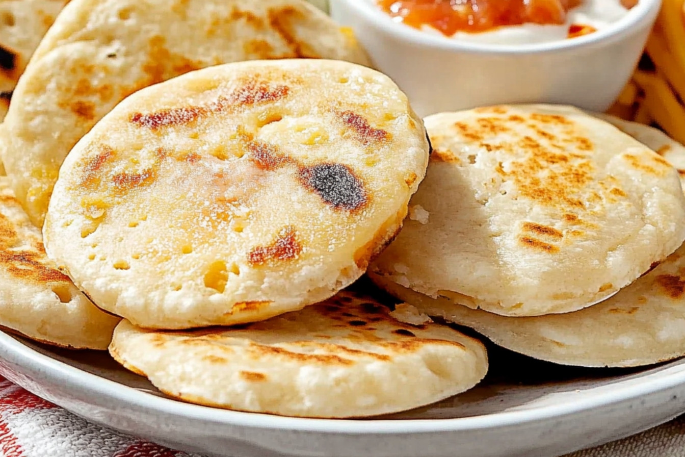 Pupusas de frijol y queso