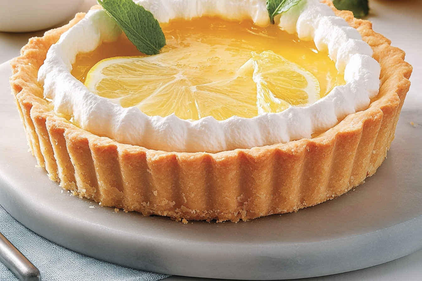 Tarta de limón sin azúcar