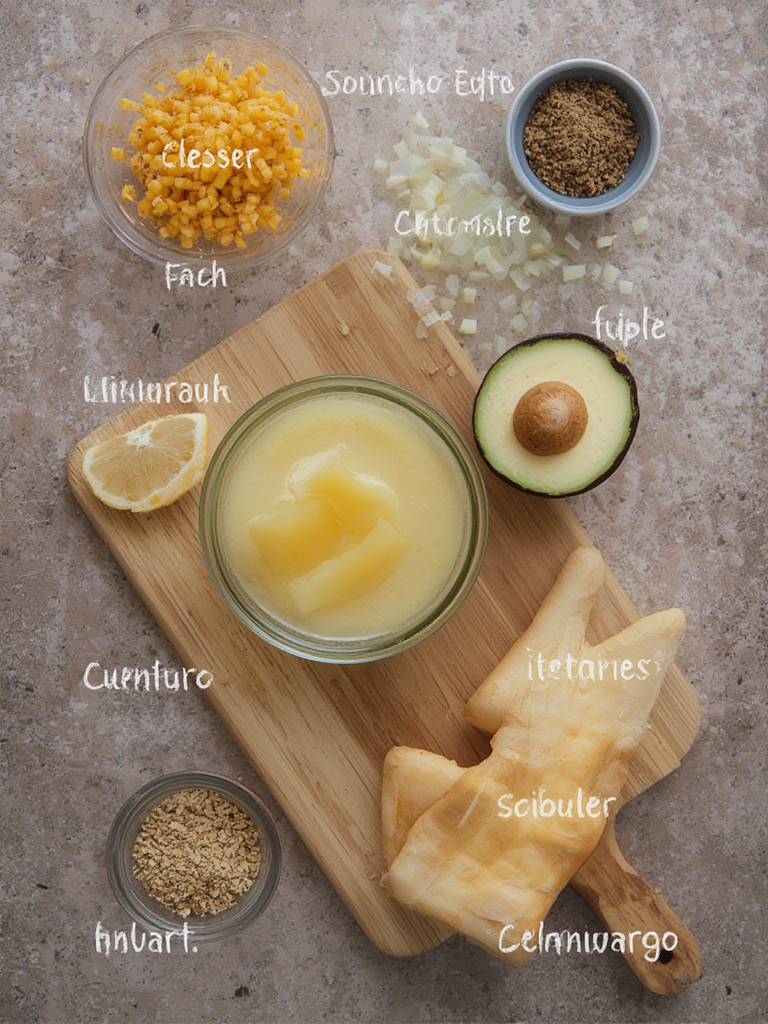 Atole de Elote ingredients