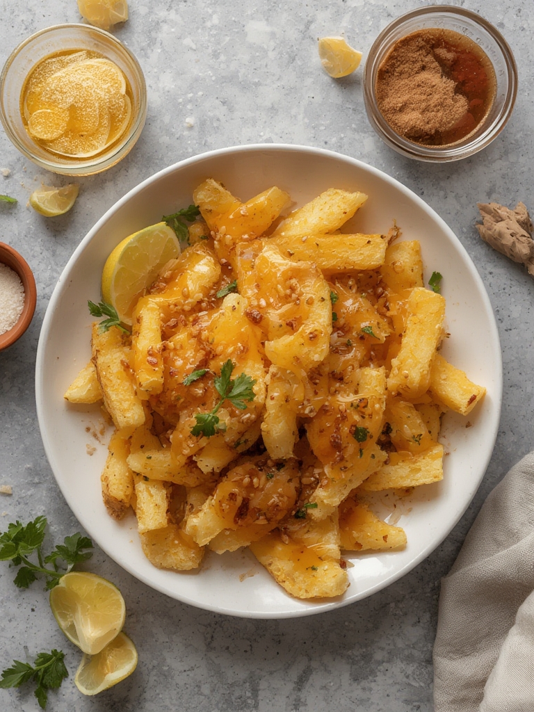 Berenjenas Fritas con Miel de Cañaingredients