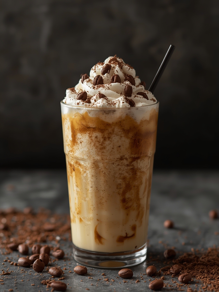 Café Helado Frappé Casero y Espumosoingredients