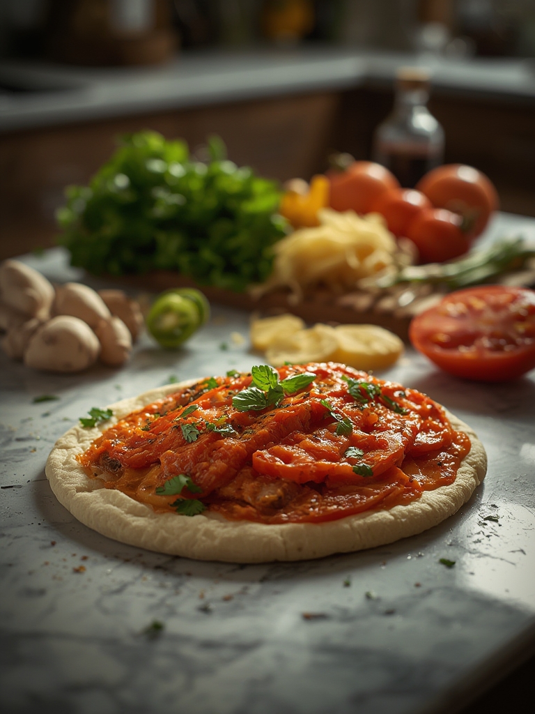 Ingredientes para calzone casero