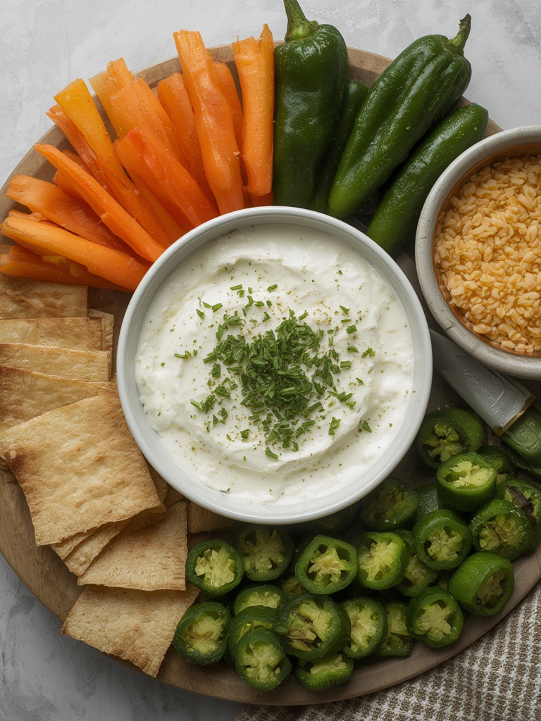 Dip de Queso Feta y Pimientos Asadosingredients