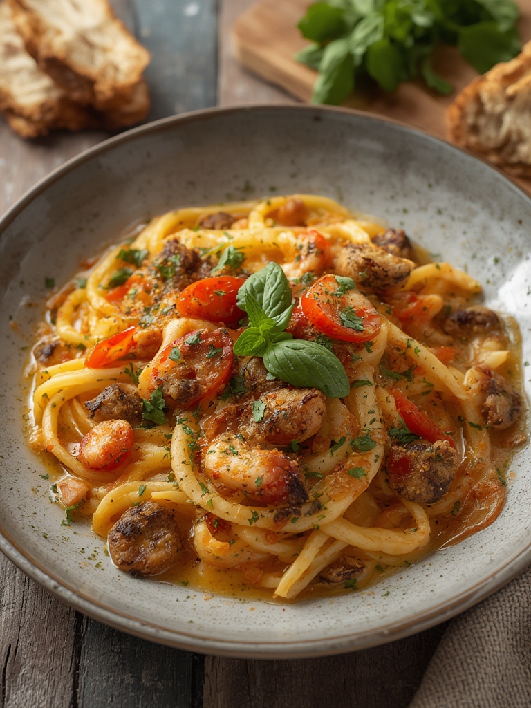 Espaguetis a la Putanesca (Versión con Anchoas)