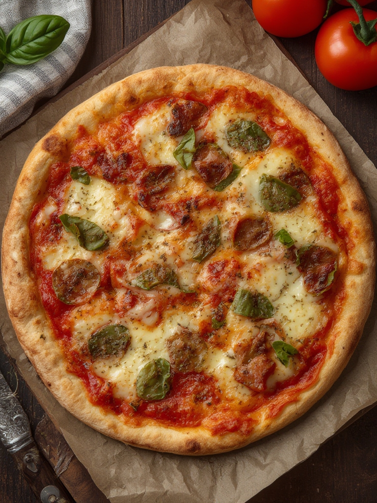 Masa de Pizza Casera Fácil y Esponjosa (Sin Amasado)