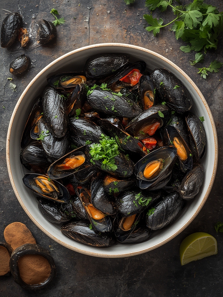 Mejillones a la Marinera sin Alcoholingredients