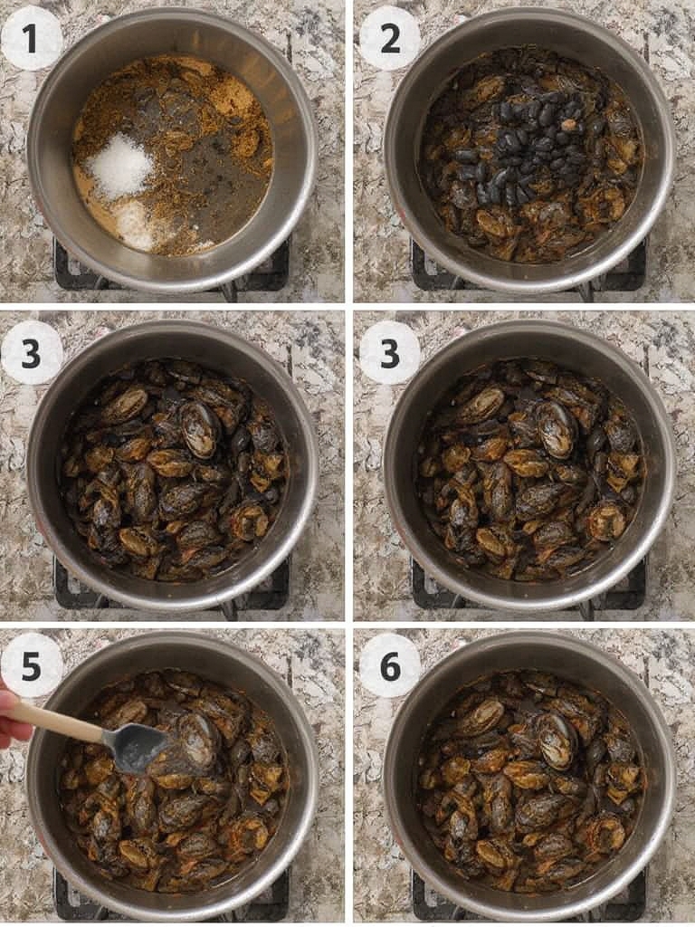 Mejillones a la Marinera sin Alcoholsteps