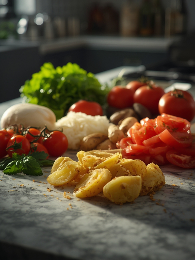 Ñoquis de Patata Caseros con Salsa de Tomate y Albahacaingredients
