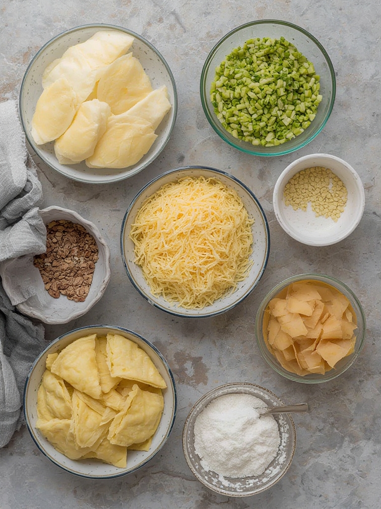 Pastelitos de Yuca Rellenos de Quesoingredients