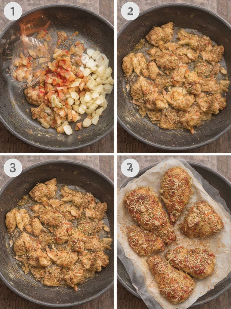 Proceso de preparación de pinchos