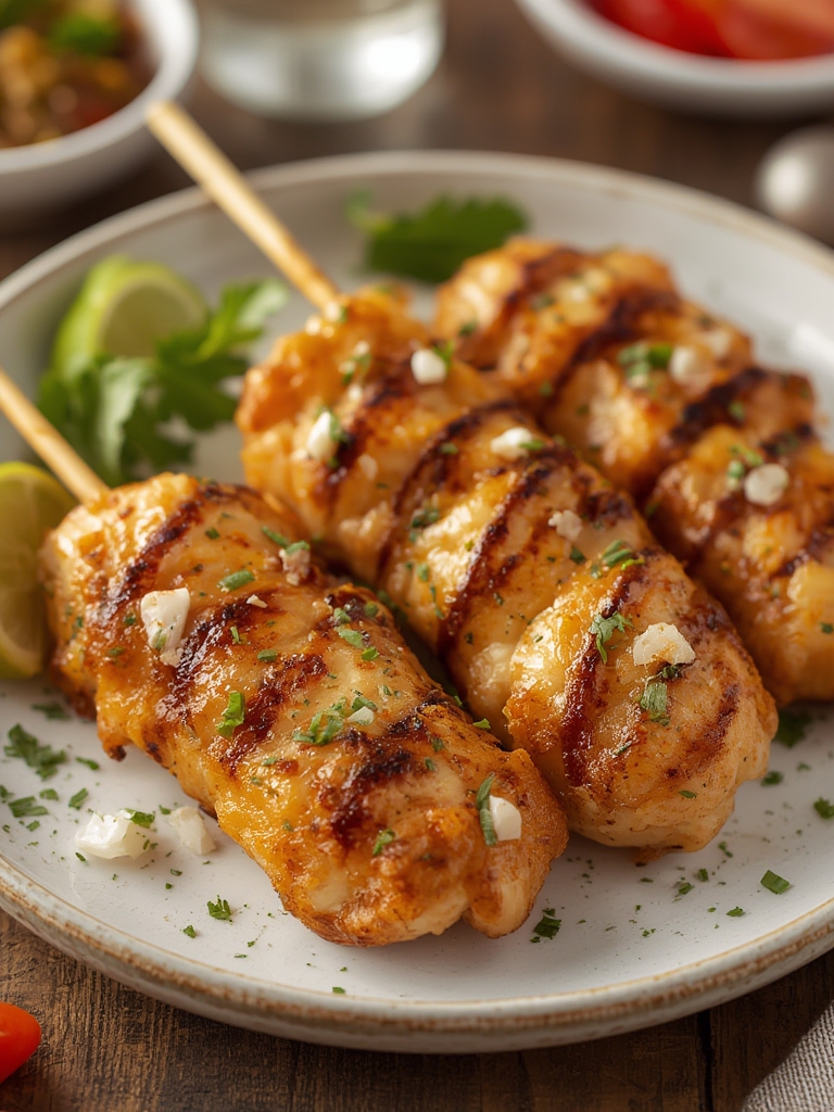 Pinchos Morunos de Pollo Especiados