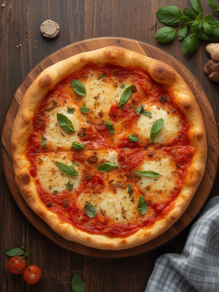 Pizza de Cuatro Quesos Casera (Quattro Formaggi)