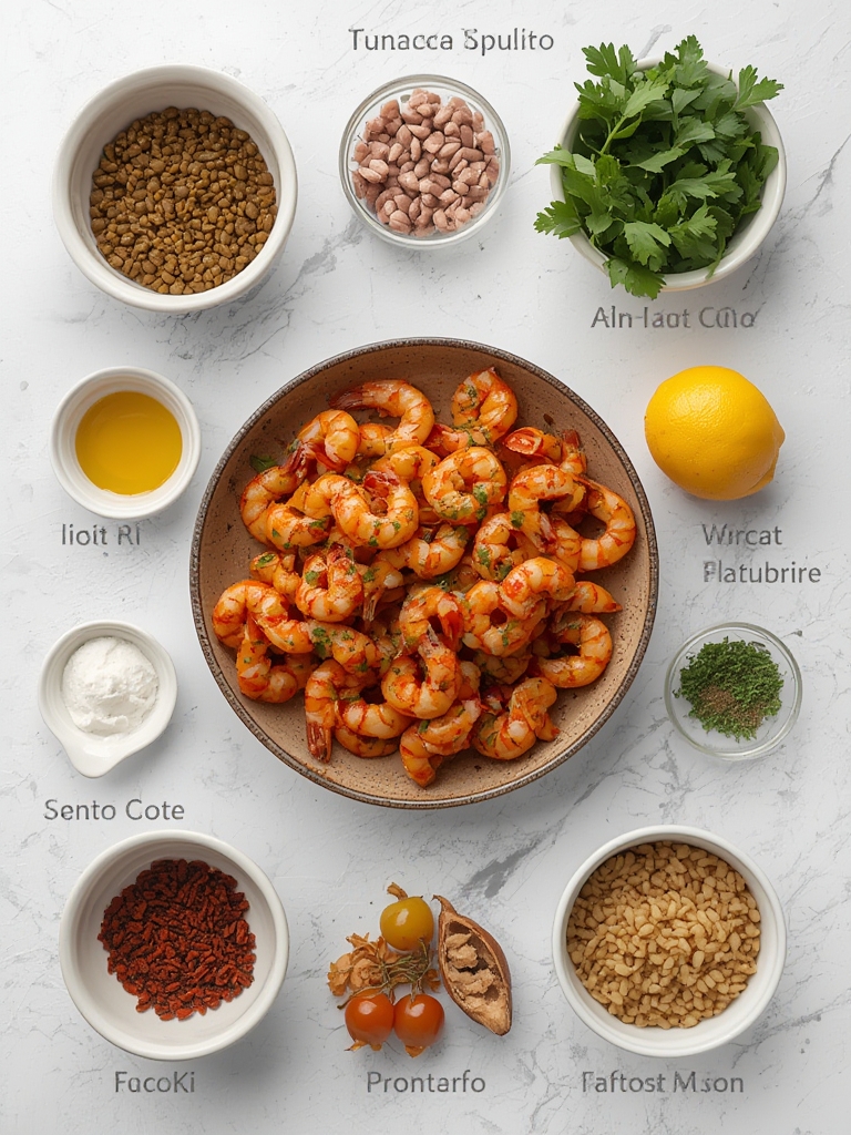 Receta de Gambas al Ajillo Tradicionales ingredients