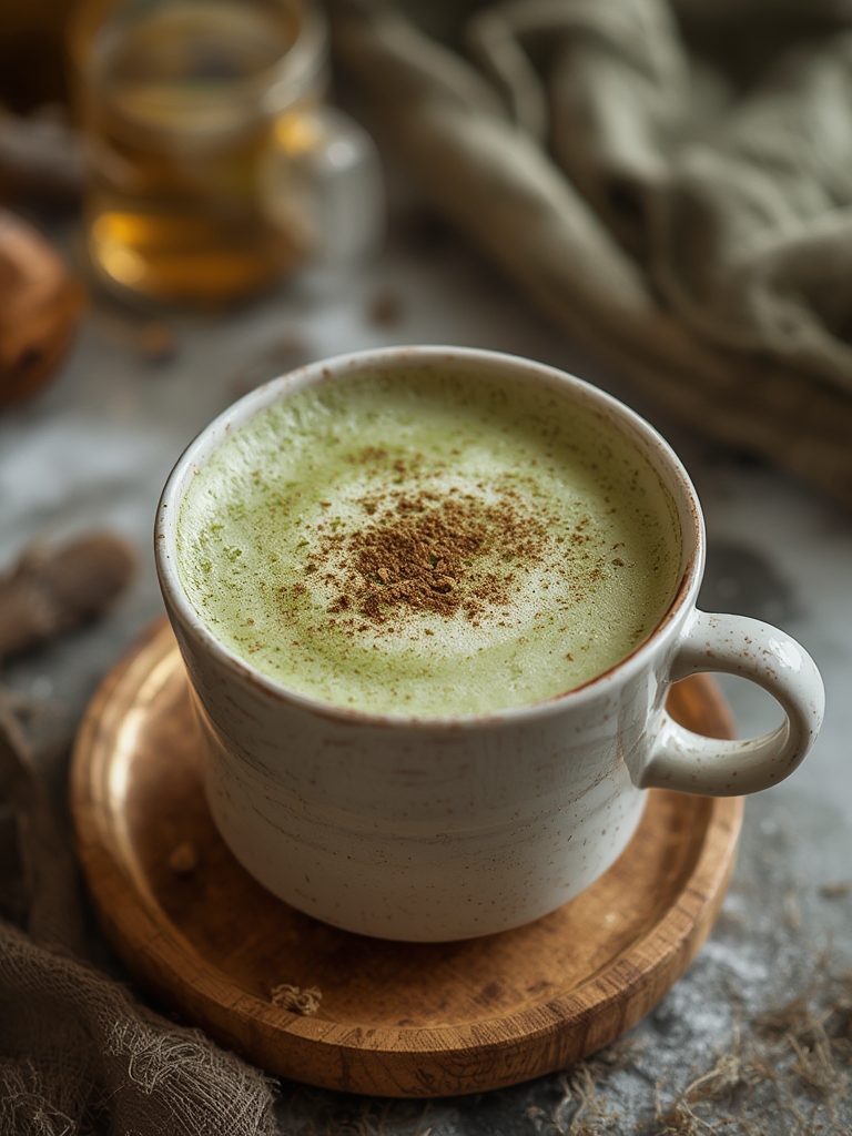 Té Matcha Latte Caliente o Frío Hecho en Casa