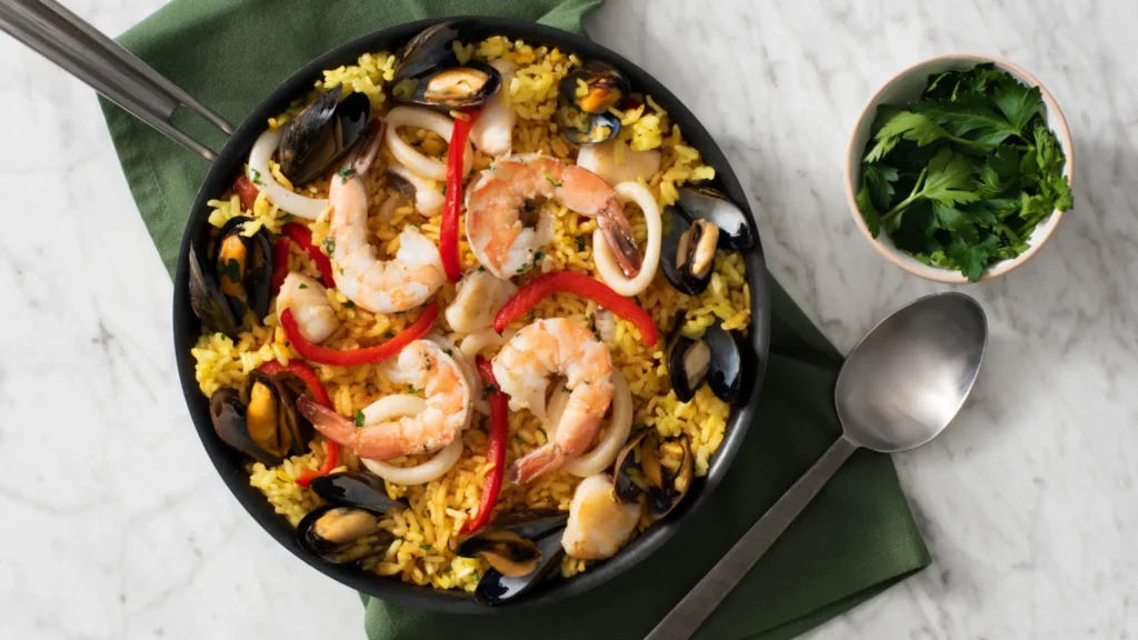 paella de mariscos