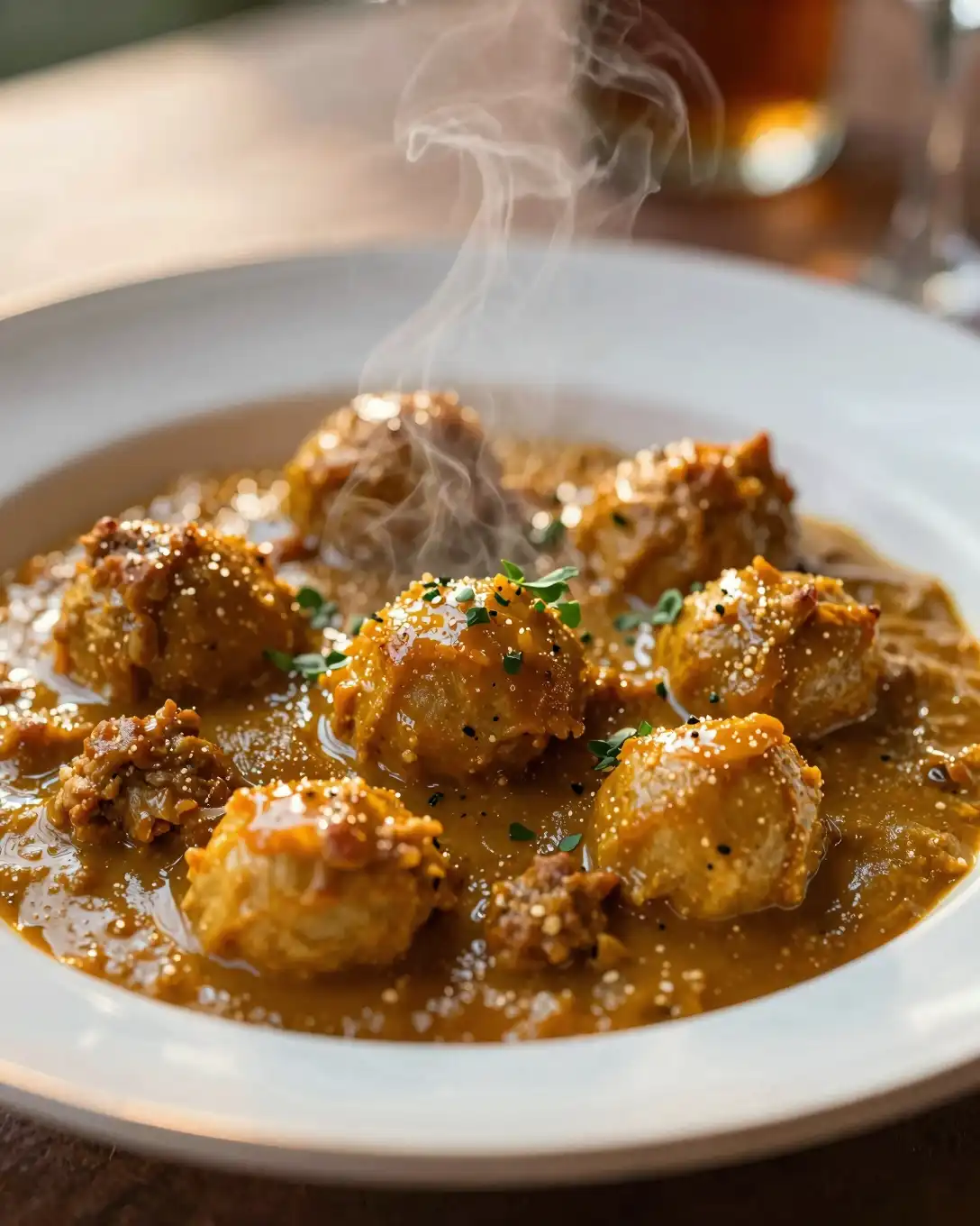 Plato final de Curry de Garbanzos y Leche de Coco Vegano