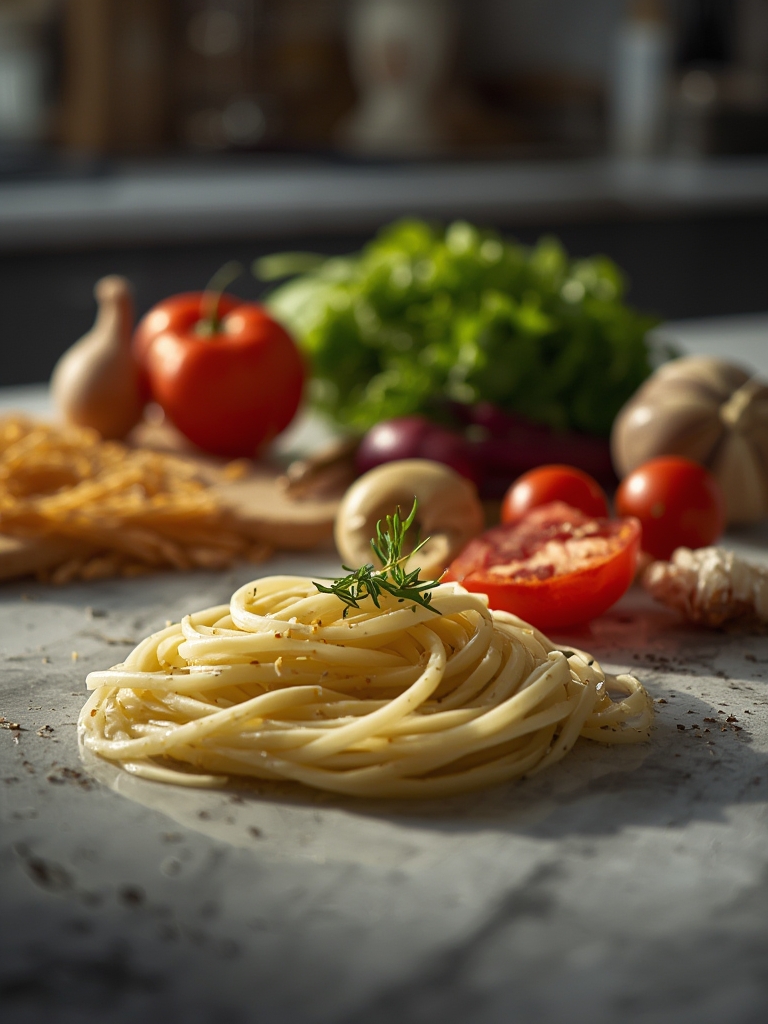 Ingredientes para cacio e pepe