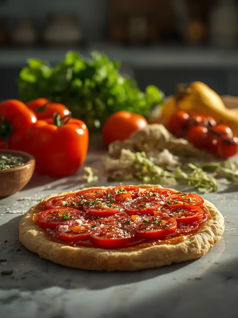 Ingredientes para focaccia italiana