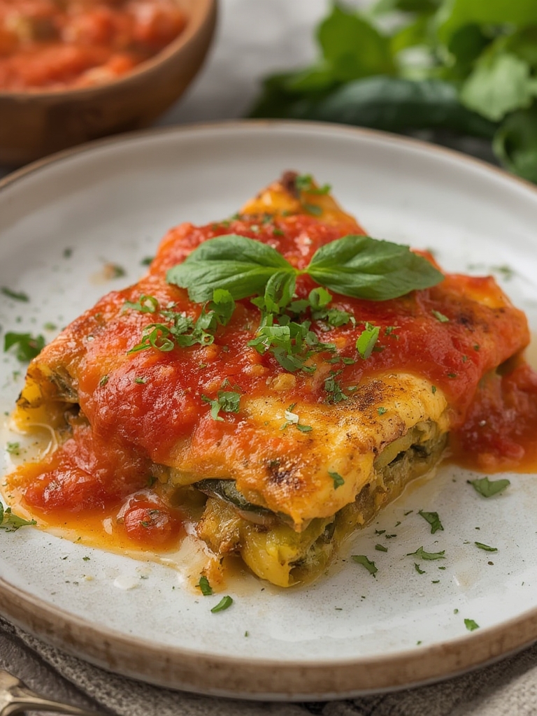 Lasaña de Verduras Asadas con Salsa Bechamel