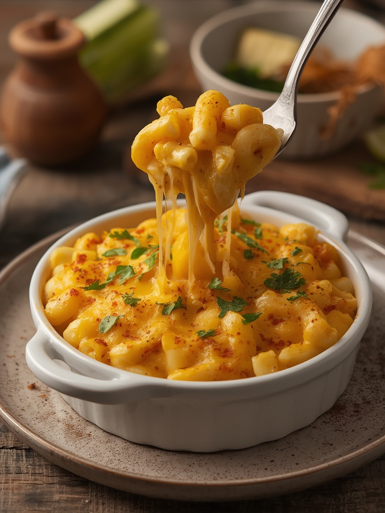 Mac and Cheese Cremoso al Horno Estilo Americano