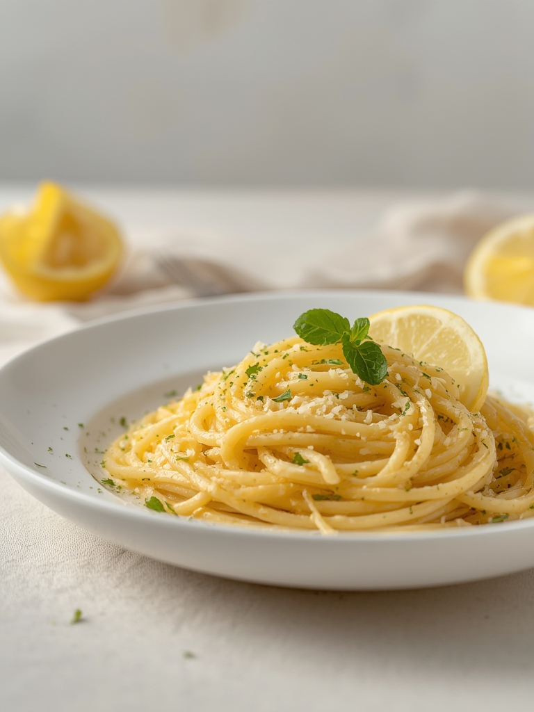 Preparación de pasta al limone paso a paso