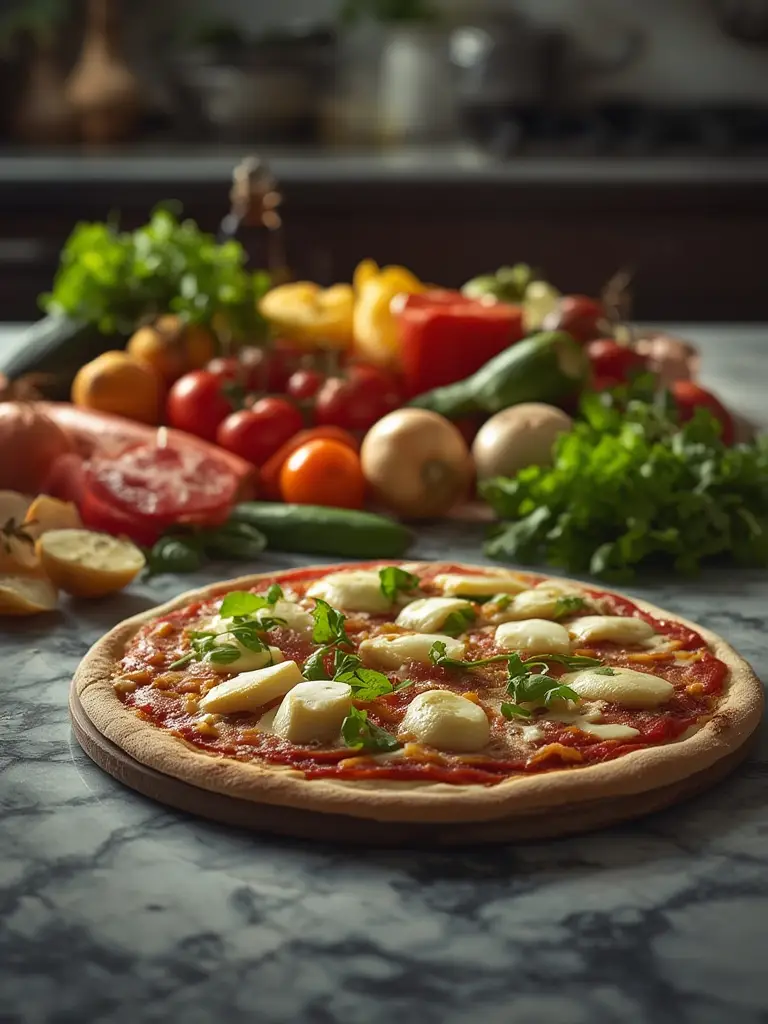 Ingredientes para pizza bianca