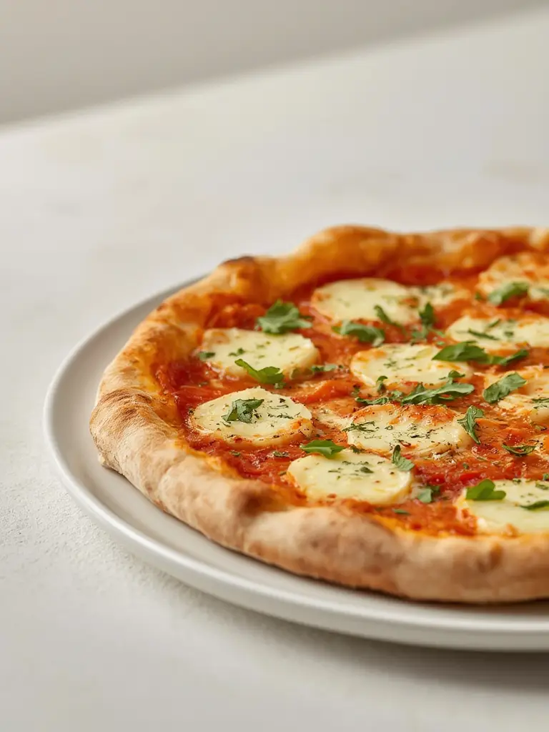 Preparación de pizza bianca paso a paso