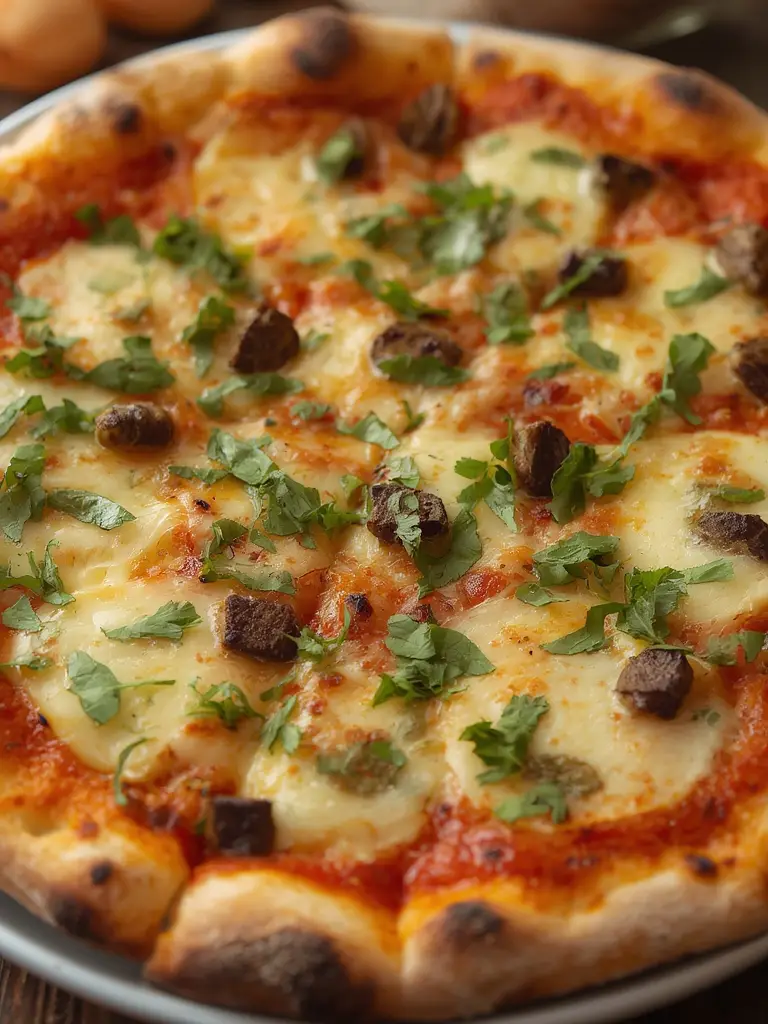 Pizza Bianca con Patata, Romero y Trufa