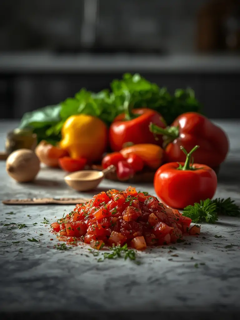 Ingredientes para salsa satay