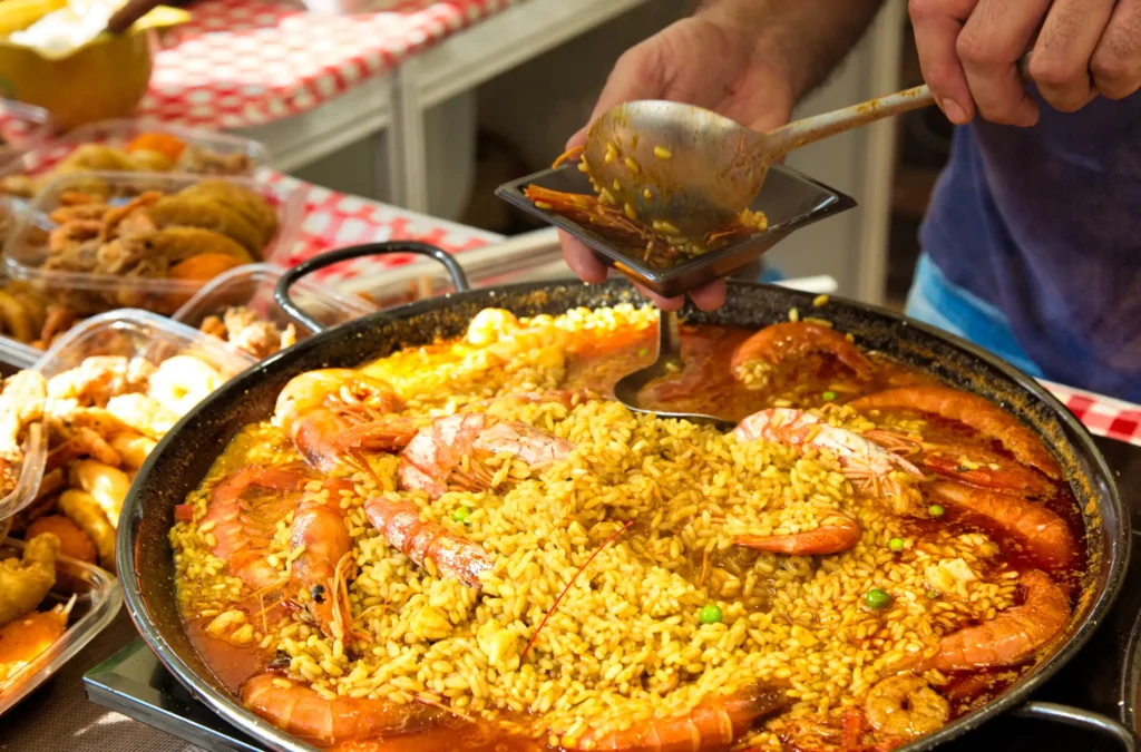 paella de mariscos