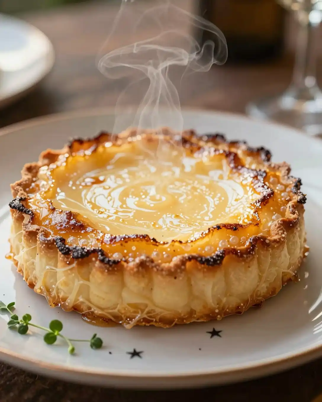 Plato final de Tarta de Queso La Viña (La Original)