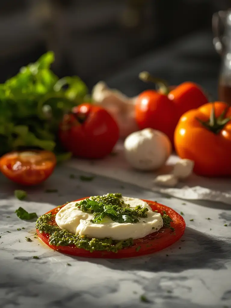 Ingredientes para tomates cherry rellenos