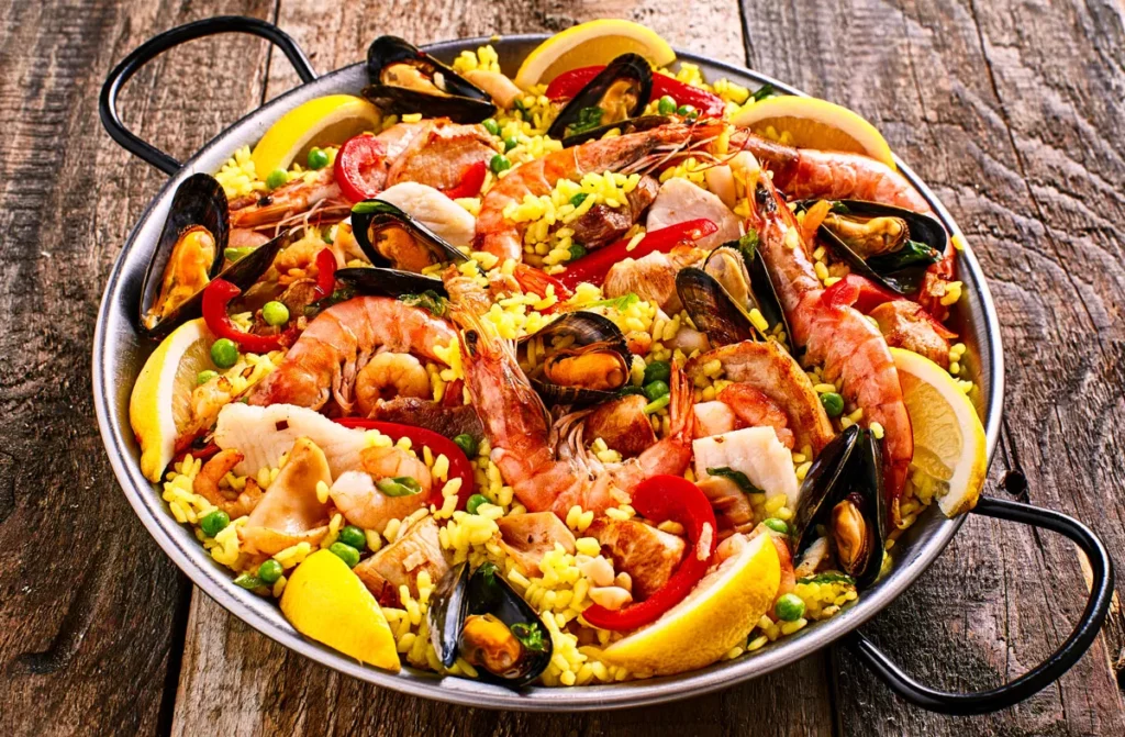 paella de mariscos