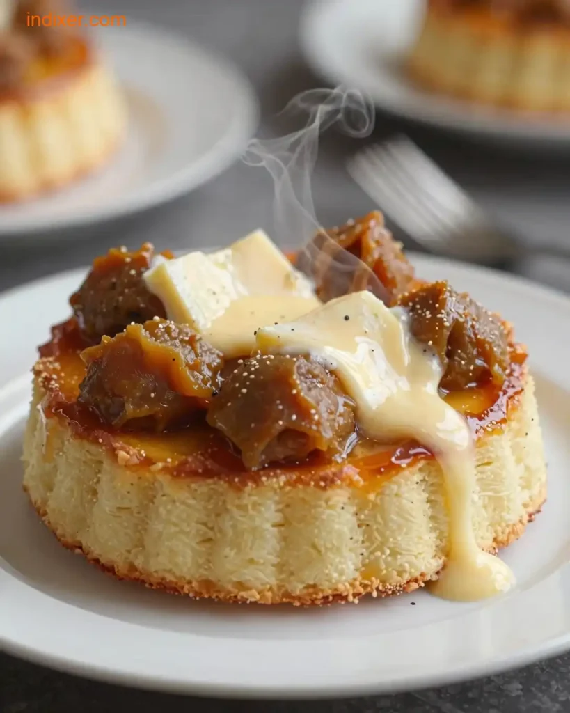 Plato delicioso de Torta de Palmito y Queso