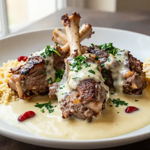 Albóndigas Mixtas de Res y Cordero en Salsa de Yogur - Tarjeta de Receta