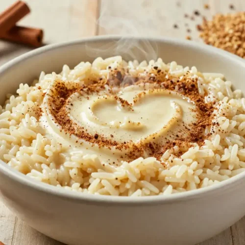Arroz con Leche Cremoso y Aromático - Tarjeta de Receta