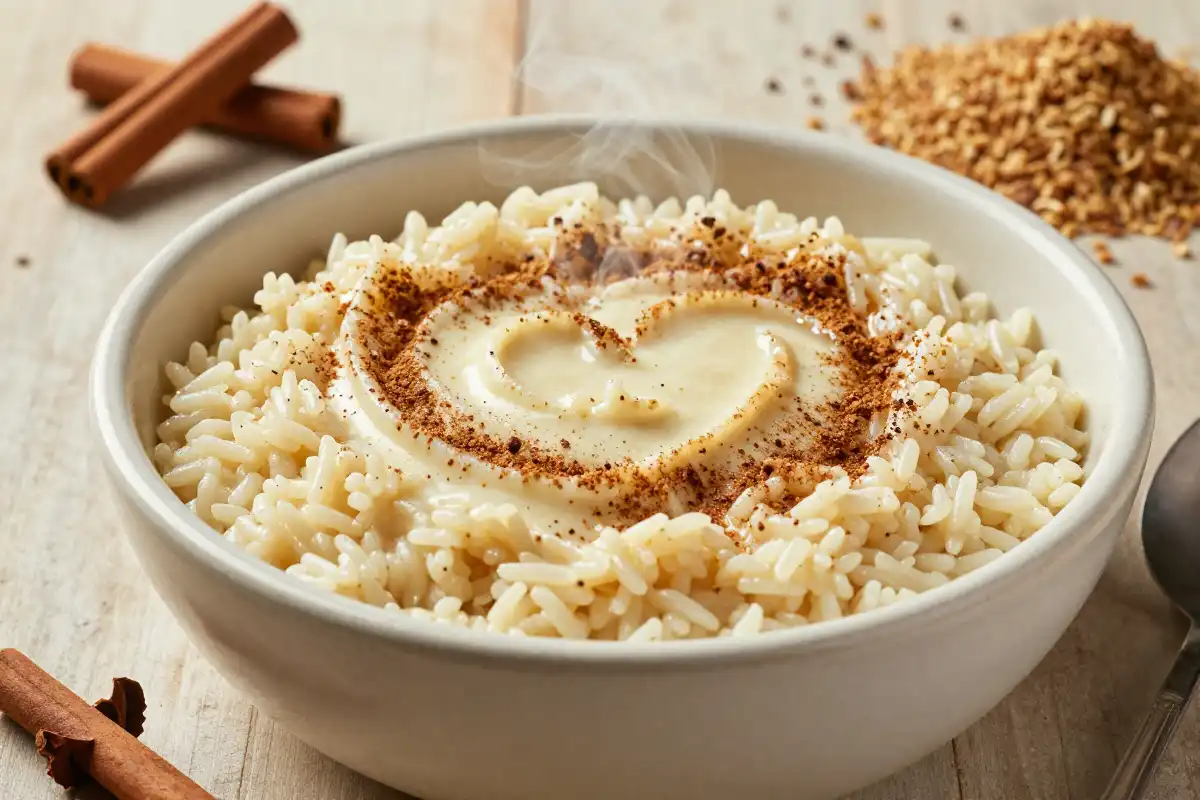 Arroz con Leche Cremoso y Aromático - Tarjeta de Receta