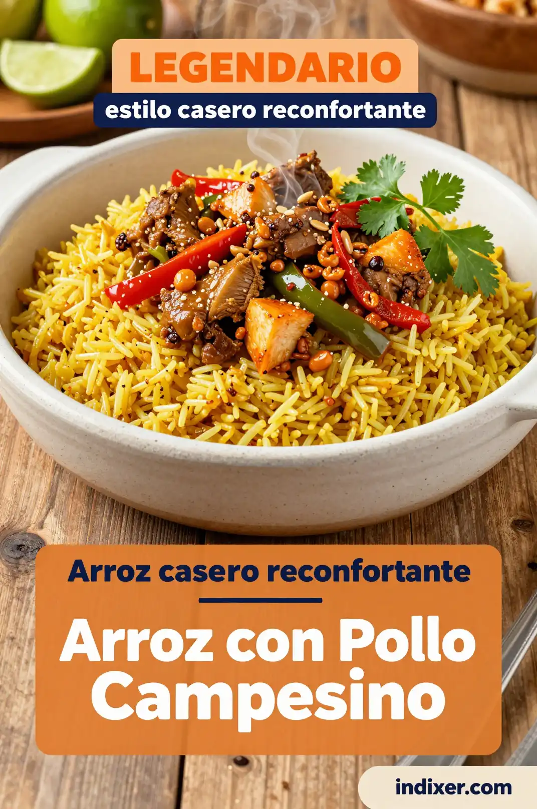 Arroz con Pollo Campesino - Comidas Económicas - Indixer