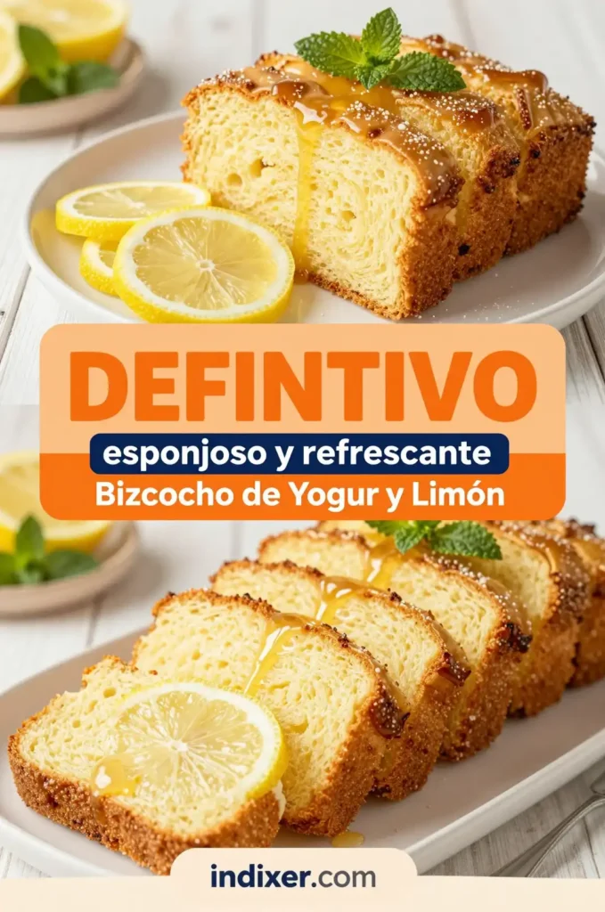 Bizcocho de Yogur y Limón - Pan y Repostería - Indixer