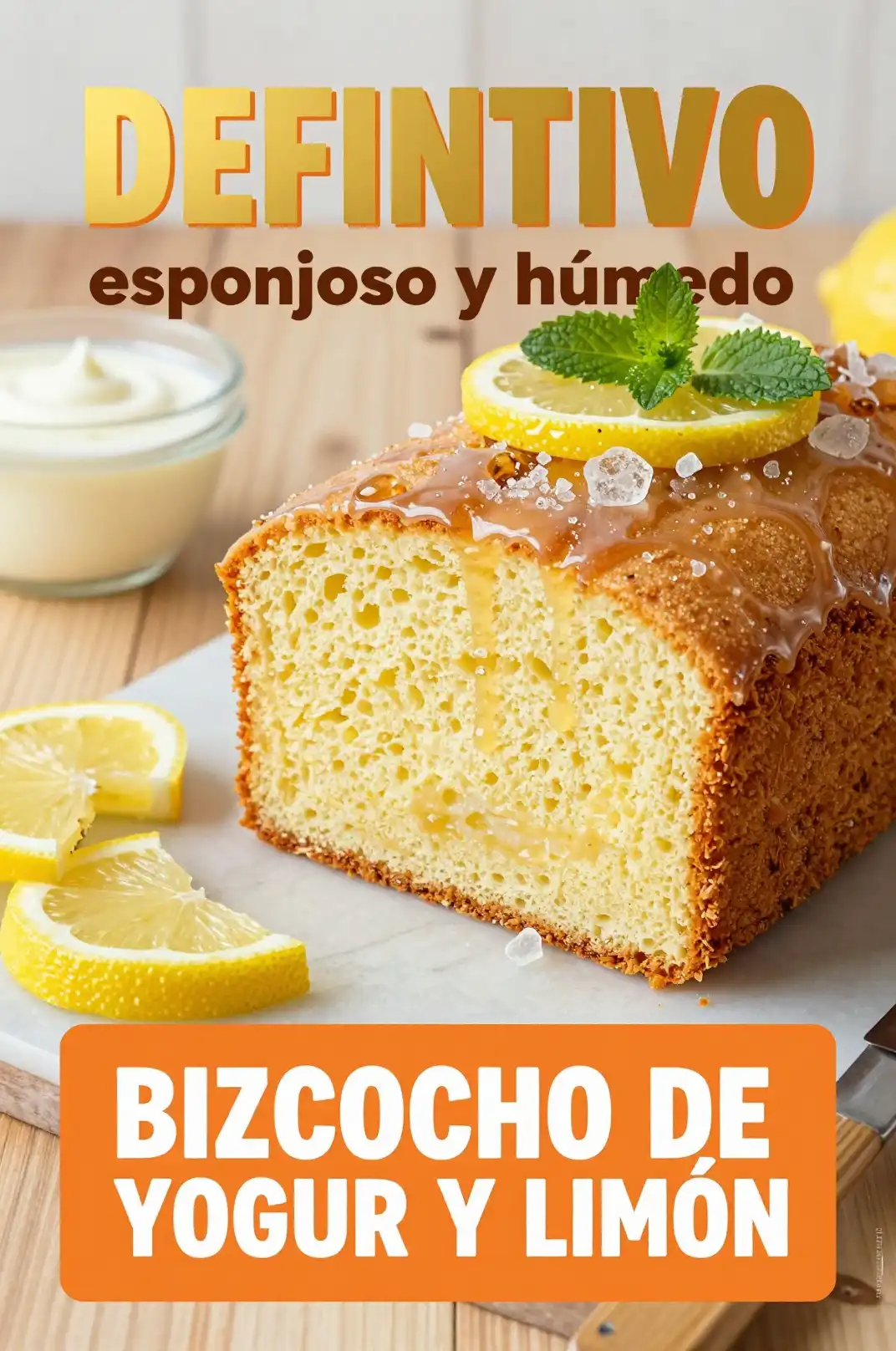 Bizcocho de Yogur y Limón - Pan y Repostería - Indixer