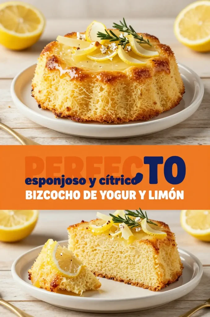 Bizcocho de Yogur y Limón - Pan y Repostería - Indixer