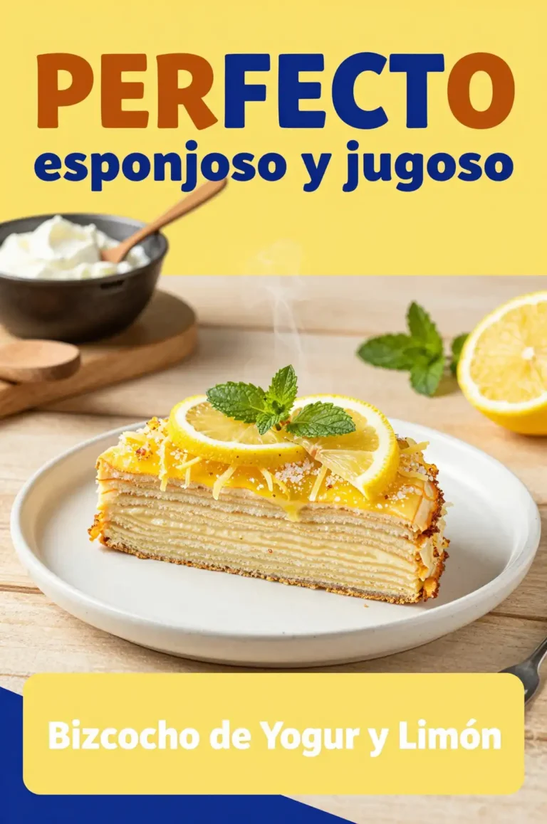 Bizcocho de Yogur y Limón - Pan y Repostería - Indixer